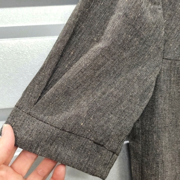 Trina Turk Wool Blend Ruffle Midi Shift Dress - Picture 6 of 10